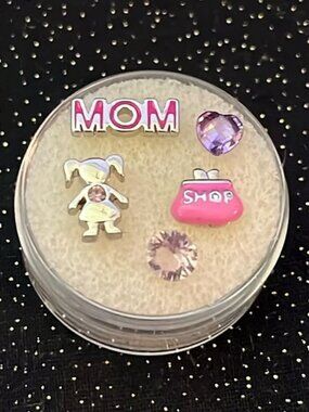 Girl Mom Origami Owl Charms